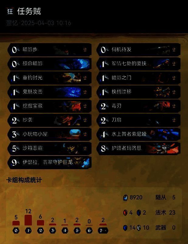 任务贼卡组图片