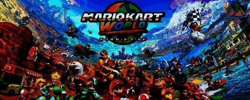 《马里奥赛车:世界》游戏画面示例
