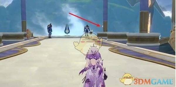 第五只若虫在道路右侧柱子上的图片