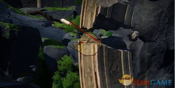 第八只若虫在断掉墙壁处的图片