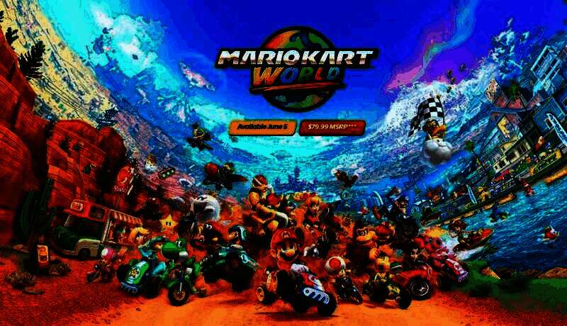 《马里奥赛车：世界》相关宣传图1