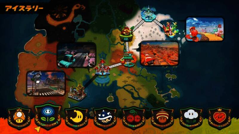 《马里奥赛车：世界》生存模式赛道场景