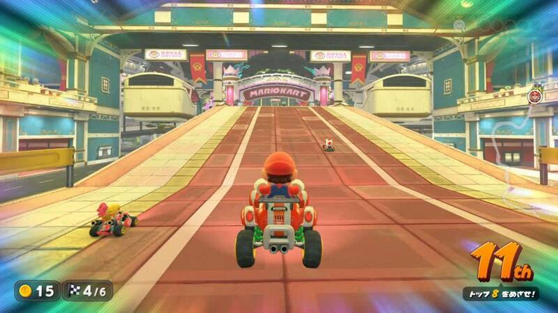 《马里奥赛车：世界》生存模式玩家被淘汰画面