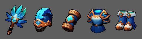 漫游无尽海套装萨萨塔形象图