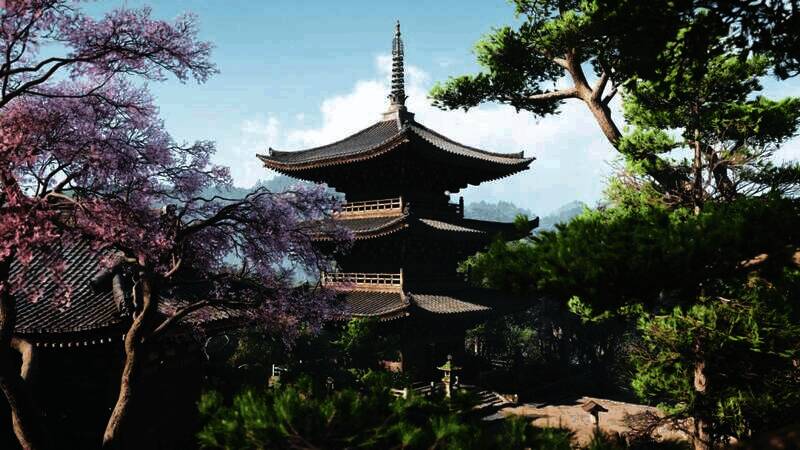 《刺客信条：影》游戏美景