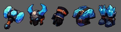 冲撞重神兵套装图