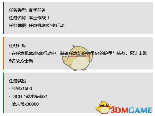 本土作战 - 1任务配图