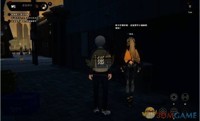 火锅店对面小巷老虎涂鸦旁垃圾桶场景图