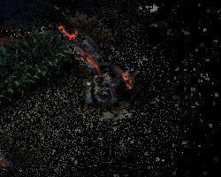 人面树丢出树爪技能动图