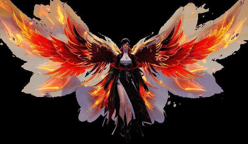 神战焰华羽翼动态展示