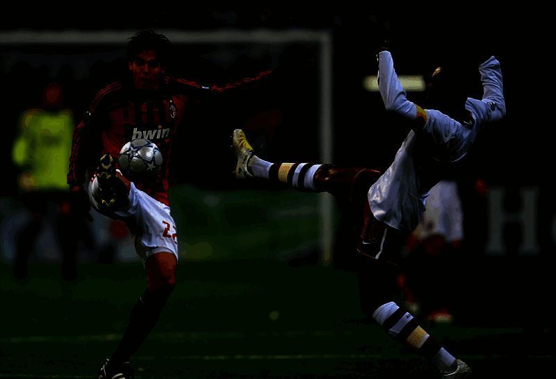 卡卡比赛精彩瞬间照片