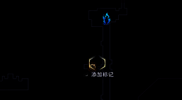 游戏中下降通道的场景图