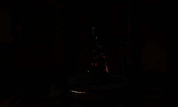 游戏中电梯下降区域的场景图