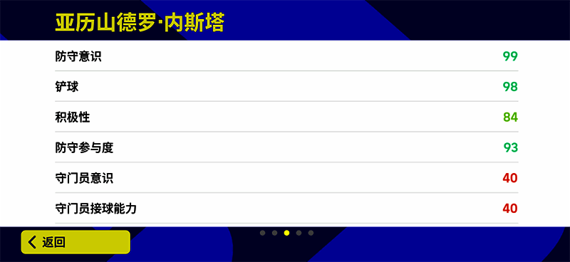 《实况足球》内斯塔形象画面