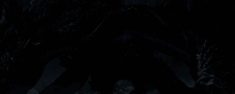 《怪物猎人：荒野》黑蚀龙相关画面