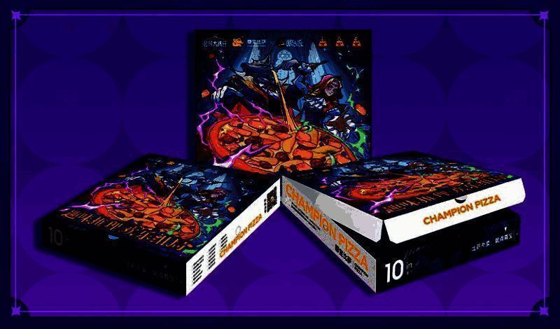 狼人杀与尊宝比萨联名外卖盒图片