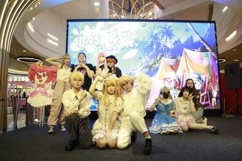 摩尔庄园线下活动现场布置细节