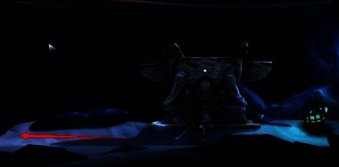 游戏中向左奔跑的画面