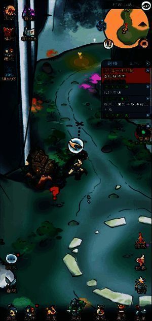 神木谷左上角修士洞窟的位置图