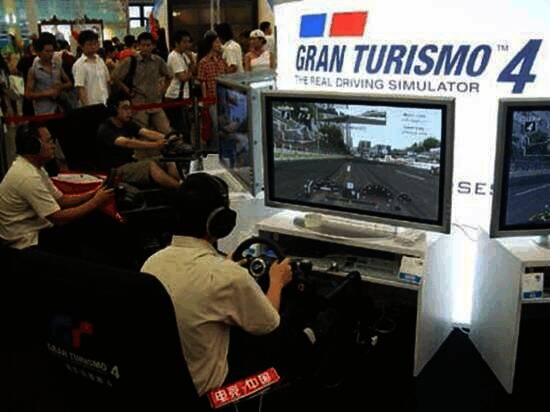 第一届ChinaJoy上索尼PS2展示图片