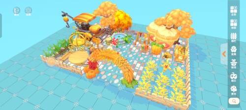 《摩尔庄园》手游人气家装作品丰收的季节