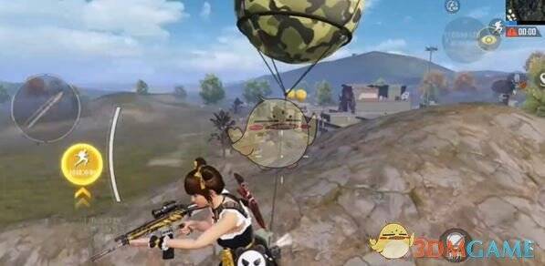 玩家装备侦察气球升空图