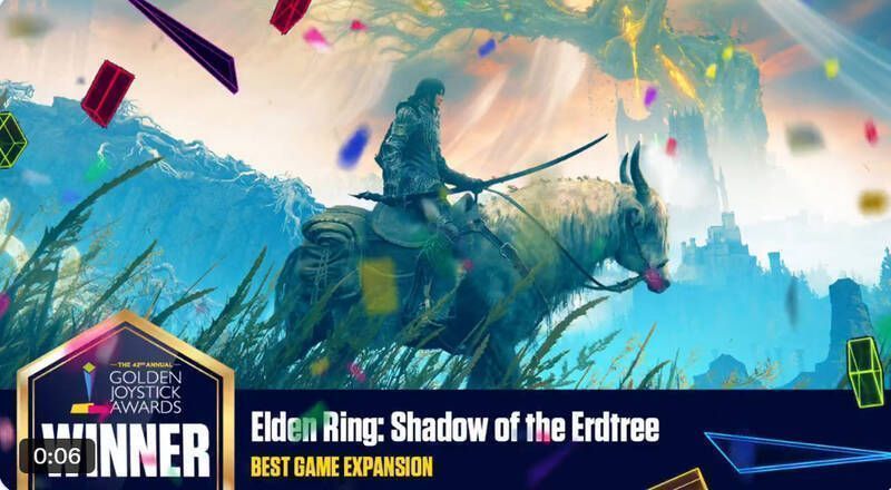 宫崎英高在金摇杆奖相关活动中的画面