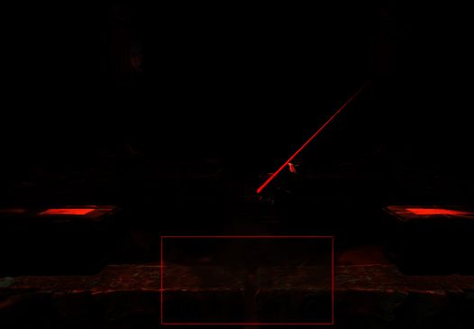 平台上机关撞击并跳起的场景图