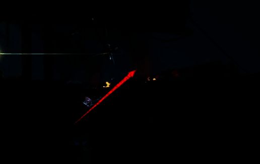 船内右上方洞口画面