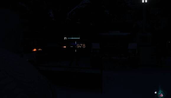 游戏中的警戒区画面