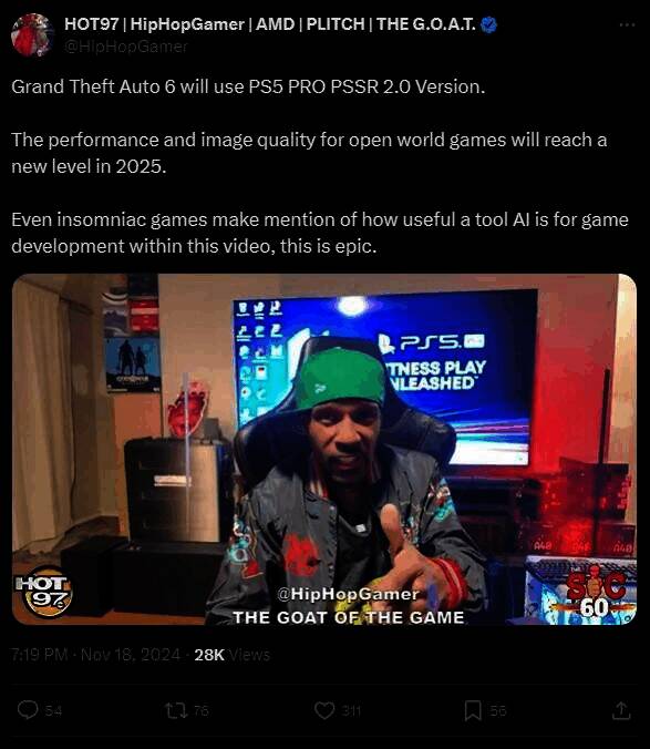 PS5 Pro与GTA6相关图片2