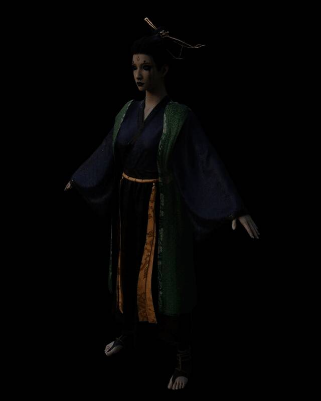 《黑神话:悟空》蜘蛛精四妹模型图1