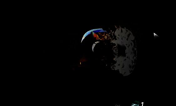 游戏中地下墓穴开门的场景图