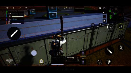 《高能英雄》蹬墙跳画面