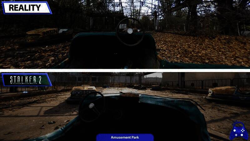 《潜行者2》游戏与现实对比画面4