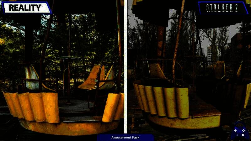 《潜行者2》游戏与现实对比画面11