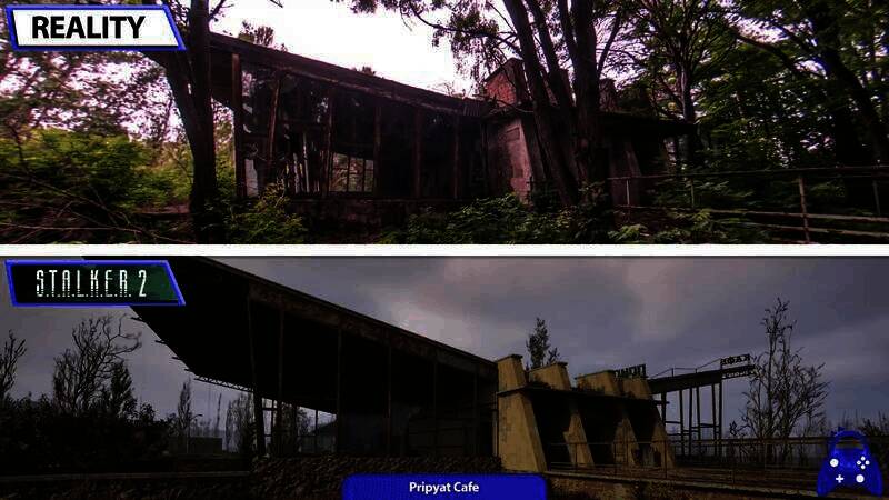 《潜行者2》游戏与现实对比画面14