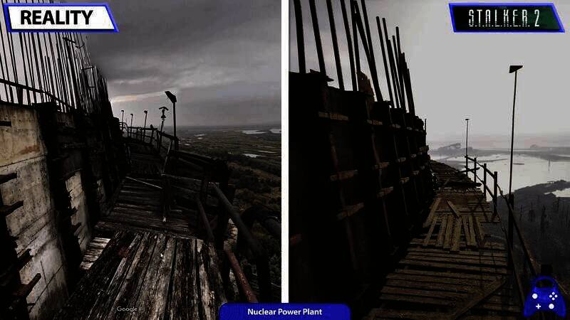 《潜行者2》游戏与现实对比画面15