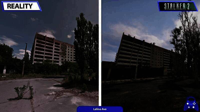 《潜行者2》游戏与现实对比画面17