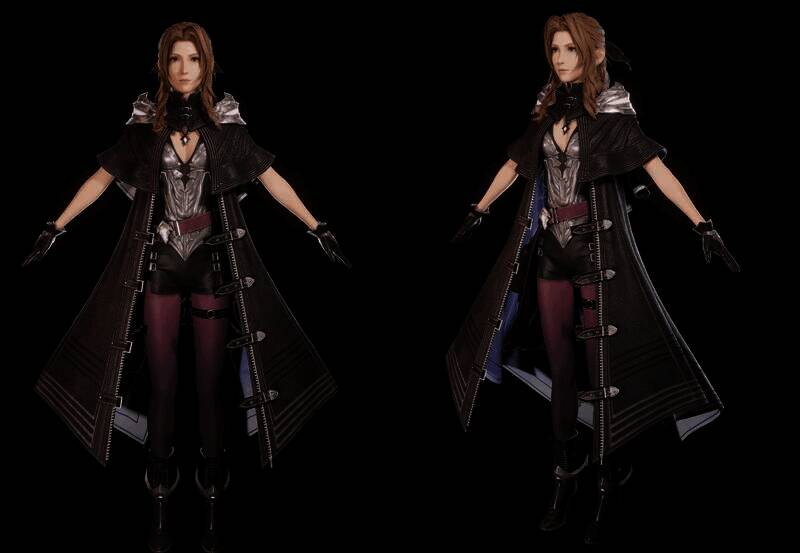 《最终幻想》蒂法和爱丽丝等角色新3D模型图