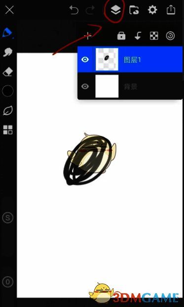 画世界图层面板界面