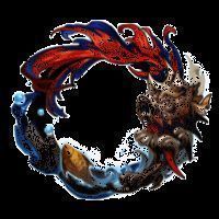 限定动态头像框「曜霞烈饮·酣跃」展示动图