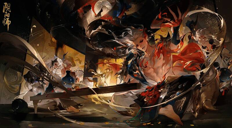 专属插画「绮光游宴」