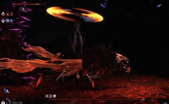 森林女王琪亚娜释放回旋镖攻击画面