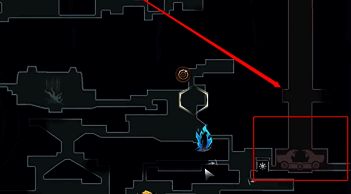 从下城入口处往左边走的路线图