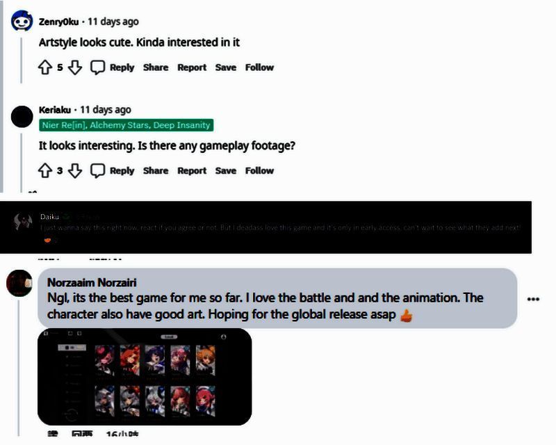 《依露希尔：星晓》用户评价相关图片