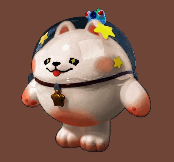 萨摩耶莱卡形象图