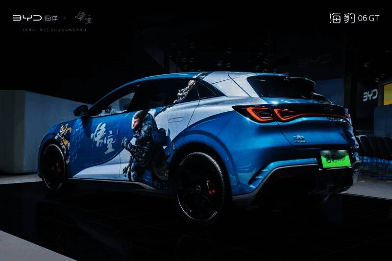 2024广州车展比亚迪与《黑神话:悟空》联动痛车及现场情况