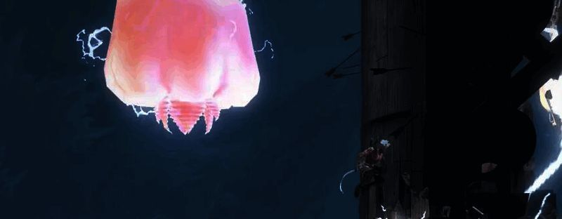 雷海区域的水母平台