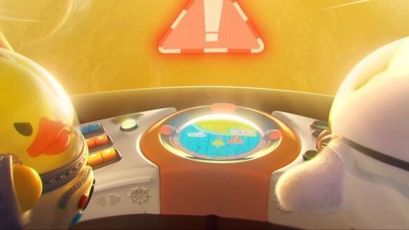 红色警报响起，预示新危险的画面